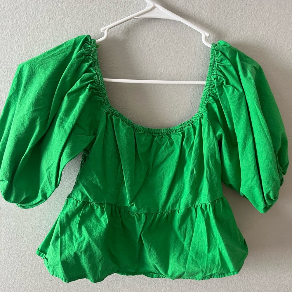 Kelly Green Women's Top